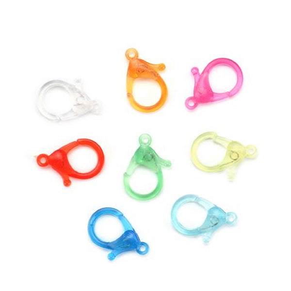 Mini Plastic Lobster Clasps