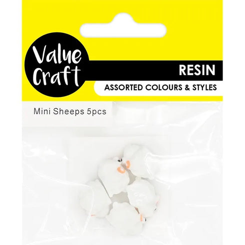 Mini Sheep Shape Resin Embellishments