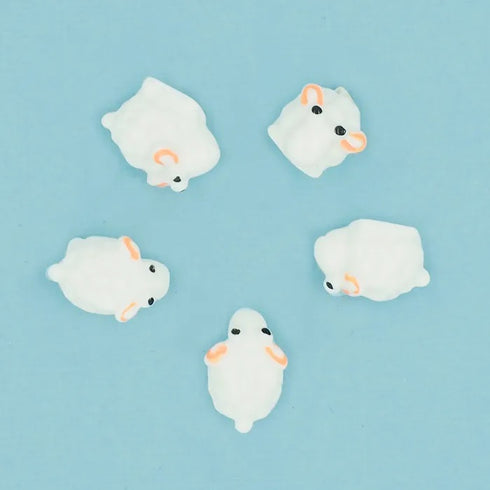 Mini Sheep Shape Resin Embellishments
