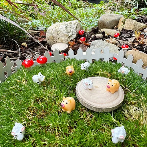 Mini Sheep Shape Resin Embellishments