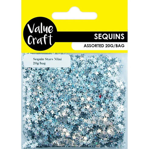 Mini Silver Colour Star Shape Scatters