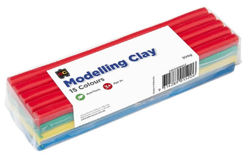 500g Multi-Coloured Modelling Clay