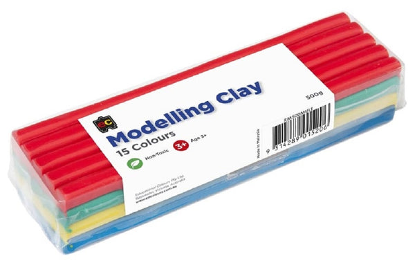 500g Multi-Coloured Modelling Clay