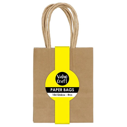 Natural Mini Paper Gift Bags