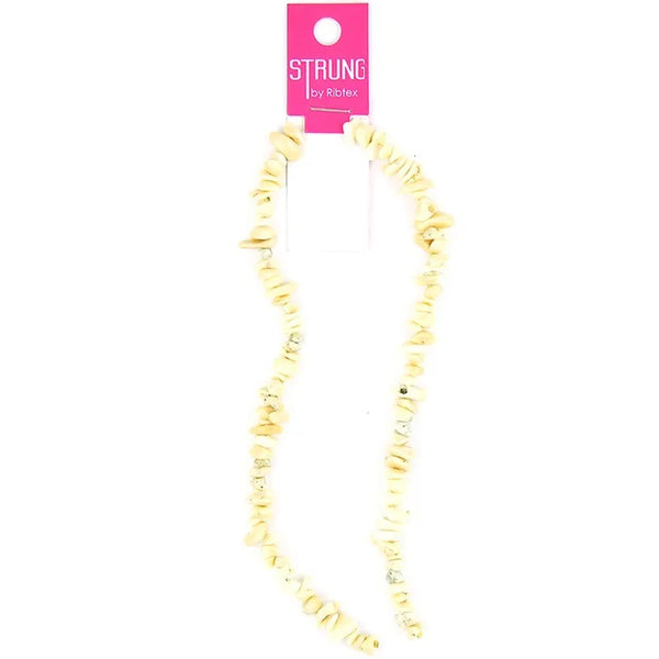 Natural Stone Chips Strung Beads