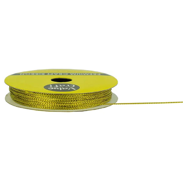 1mm Nylon Metallic Cord Ribbon (available in 2 colours)
