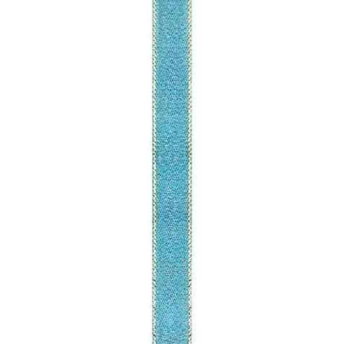 10mm Nylon Metallic Blue Colour Taffeta Ribbon