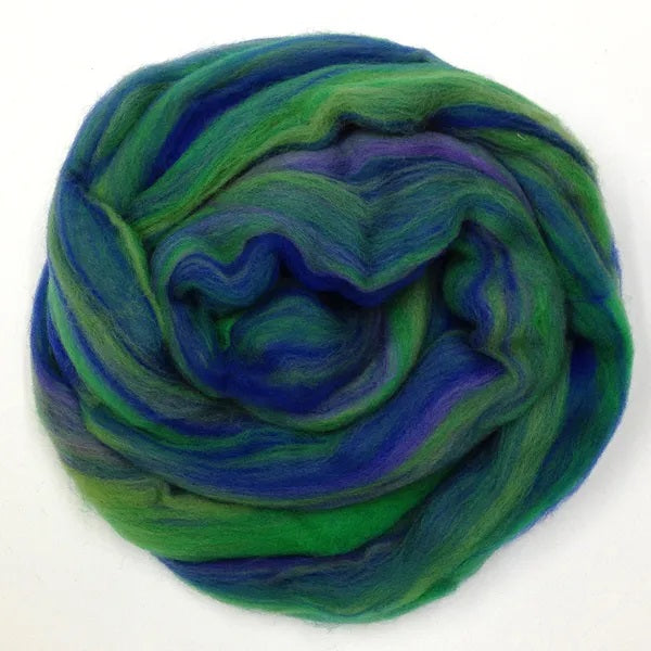 Ocean Colour Merino Wool Roving