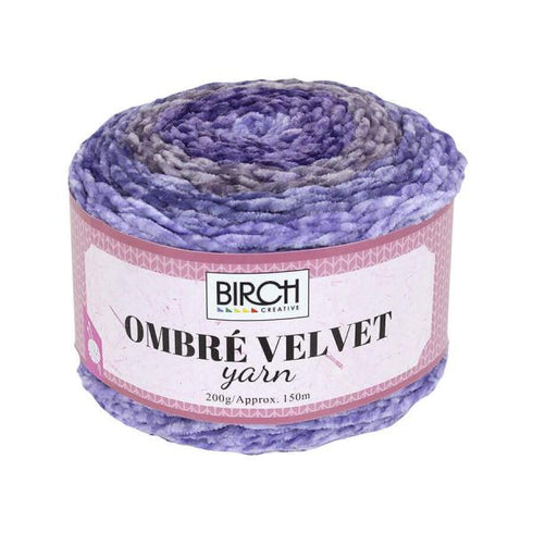 Ombre Velvet Yarn (available in 11 colours)