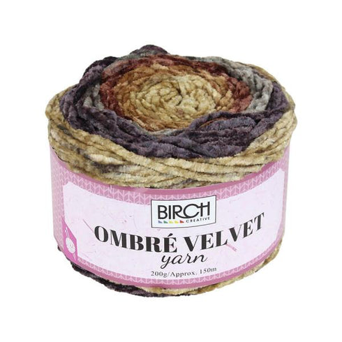 Ombre Velvet Yarn (available in 11 colours)