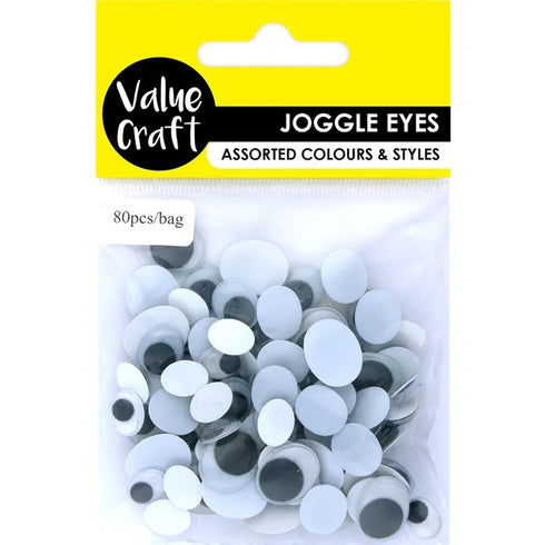 Oval Shape Craft Joggle Eyes