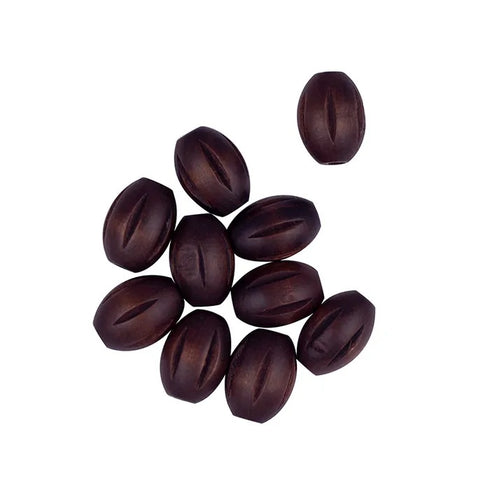 Oval Shape Wooden Beads