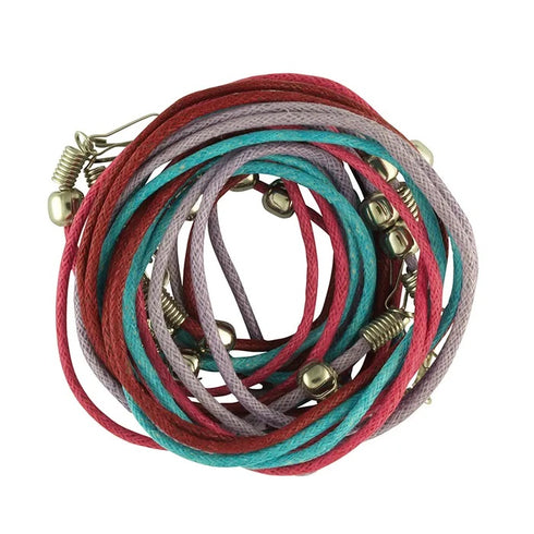 Assorted Colours Cord Necklace with Clasp