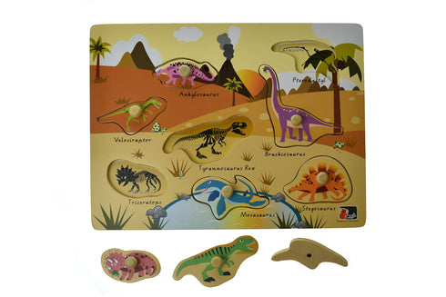 Dinosaur Peg Puzzle Board
