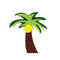 Palm Tree with Coconut Shape Felt Embellishment