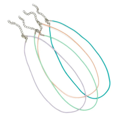 Pastel Colours Cord Necklace