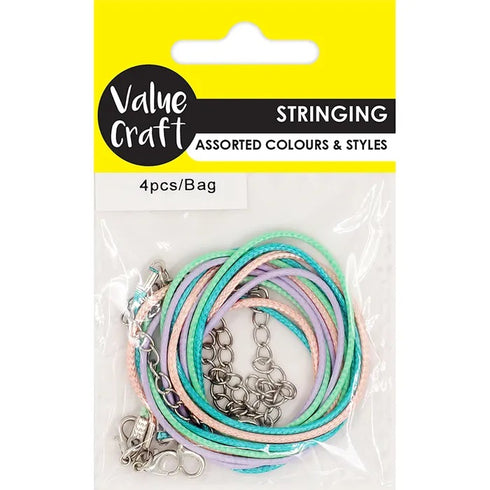Pastel Colours Cord Necklace
