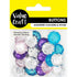 Pastel Colours Rhinestone Buttons