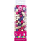 Pink - Purple - White Colours Blister Pack Wood Beads