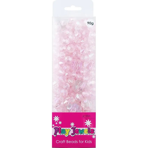 Pink AB Colour Blister Pack Beads