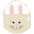 Pink Colour Easter Bunny Hessian Basket