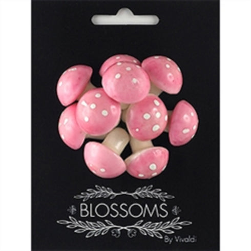 20mm Pink Foam Mushroom