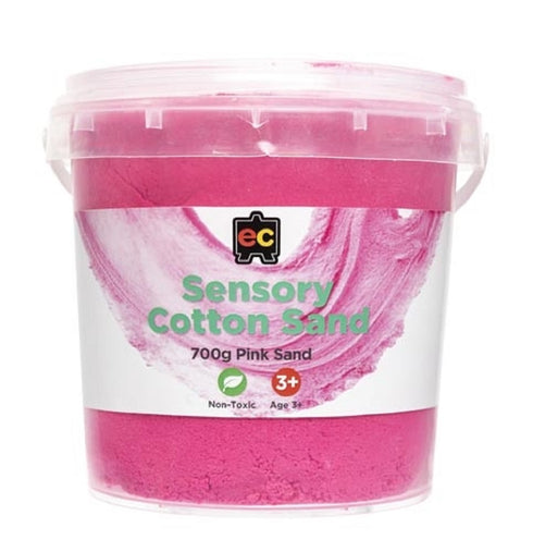 700g Pink Colour Sensory Cotton Sand