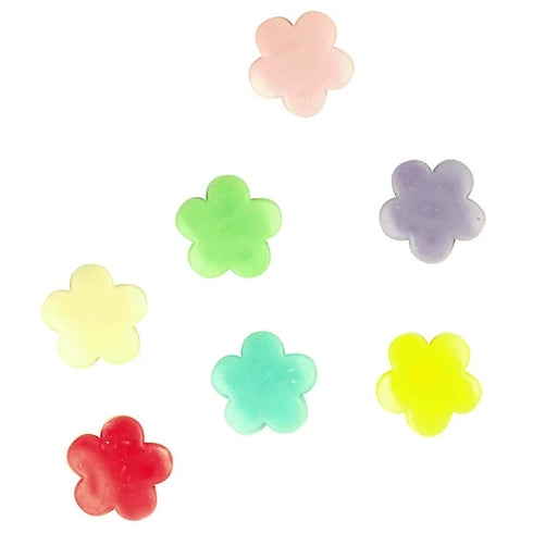 Plastic Flowers Shape Beads