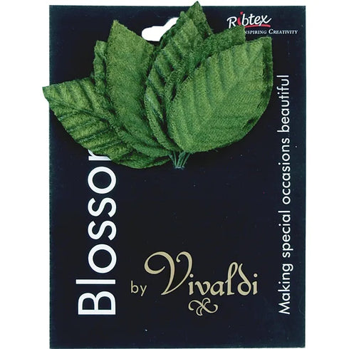 Polyester Velvet Rose Leaves (available in 3 sizes)