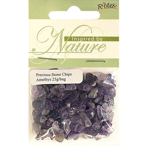 Precious Gemstone Chips Beads (available in 7 colours)