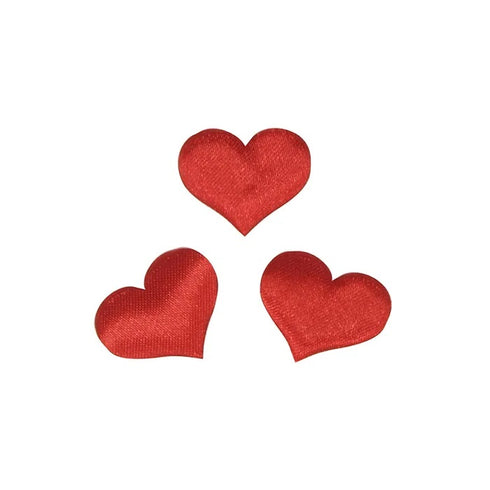 Puffy Fabric Heart Shape Embellishment