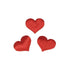 Puffy Fabric Heart Shape Embellishment