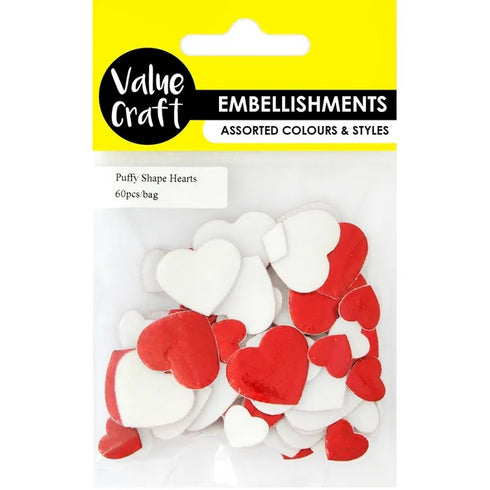 Puffy Heart Shape Embellishment