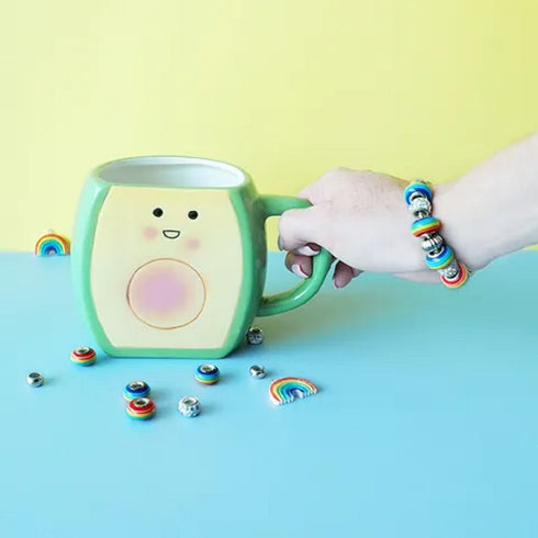 Rainbow Beads with Large Holes