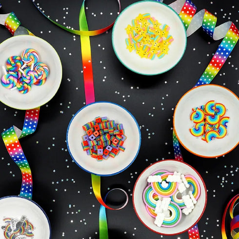 Rainbow Shape Resin Embellishments