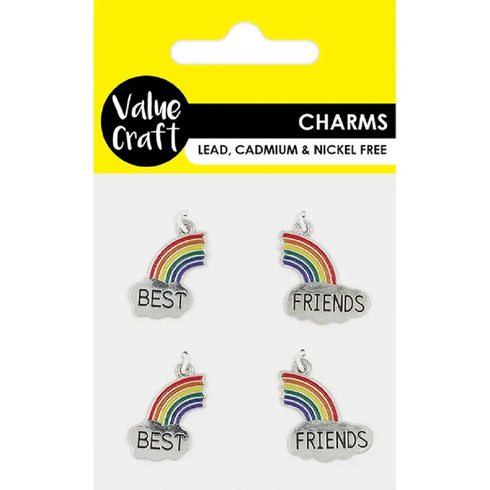 Rainbow Shape Best Friends Charms