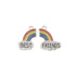Rainbow Shape Best Friends Charms