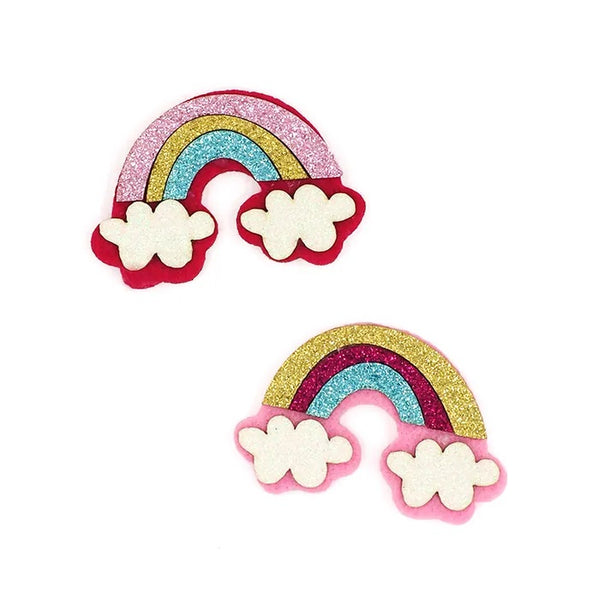 Rainbows Shape Glitter Embellishment