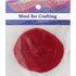 Red Colour Combed Wool