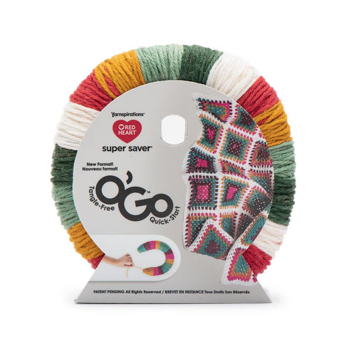 Red Heart Ogo Super Saver Solid Yarn (available in 15 colours)