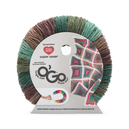 Red Heart Ogo Super Saver Solid Yarn (available in 15 colours)