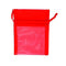 Red Colour Mini Organza Gift Bags