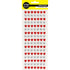Red & Silver Hearts Self Adhesive Rhinestones