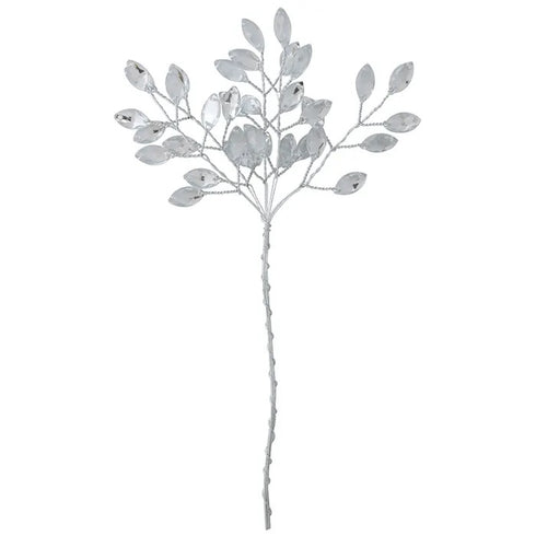 Rhinestone Leaf Spray