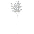 Rhinestone Leaf Bud Spray