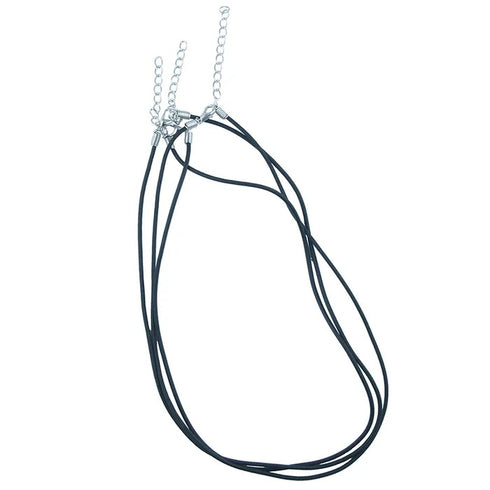 Round Rubber Necklace with Clasp