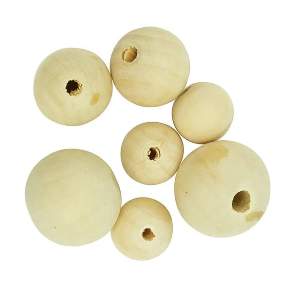 Round Shape Wooden Beads
