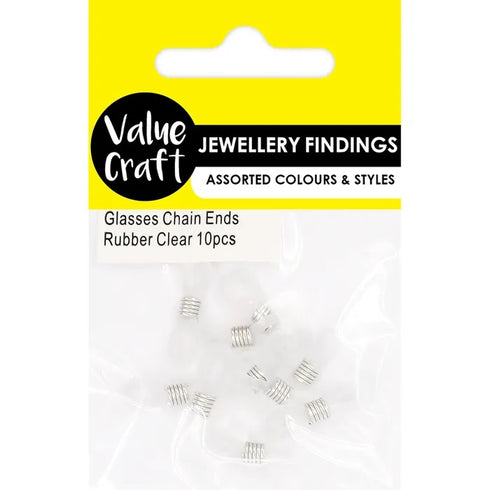 Rubber Chain Ends for Glasses