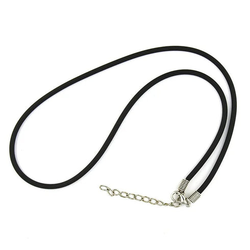 Rubber Necklace with Clasp