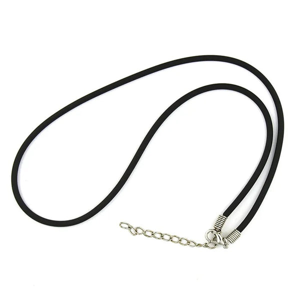 Rubber Necklace with Clasp